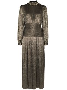 Isabel Marant Étoile платье Nibazin с эффектом металлик