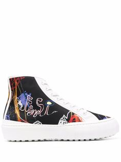 Fendi высокие кеды Force