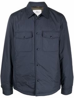 Woolrich утепленная куртка-рубашка