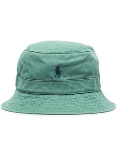 Polo Ralph Lauren RL CLASSIC BUCKET HAT LOGO GREEN