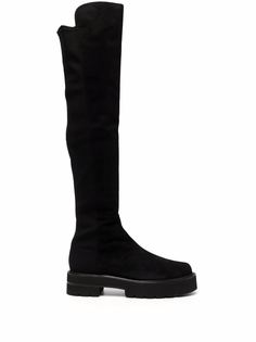 Stuart Weitzman замшевые ботфорты