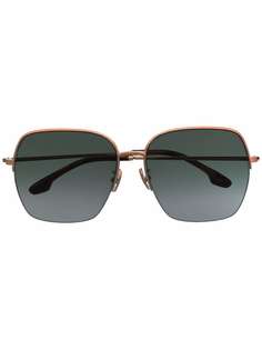Victoria Beckham Eyewear солнцезащитные очки в массивной квадратной оправе