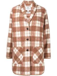 Woolrich пальто Gentry в клетку