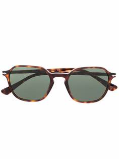 Persol массивные солнцезащитные очки черепаховой расцветки