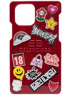 Balenciaga sticker-embellished iPhone 12 phone case