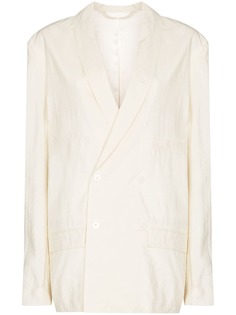 Lemaire LEMAIRE JKT BLZR DB LS W BLTD WST DTL
