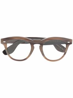 Brunello Cucinelli очки Nino в круглой оправе