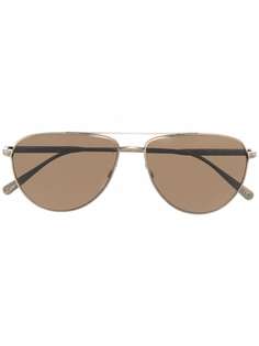 Brunello Cucinelli солнцезащитные очки-авиаторы Disoriano