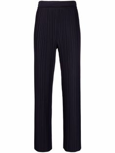 Giorgio Armani шелковые брюки со складками