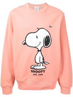 Lacoste толстовка с круглым вырезом из коллаборации с Peanuts