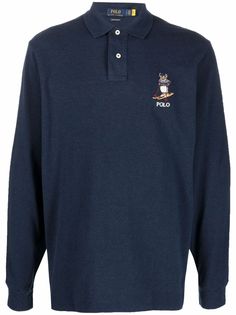 Polo Ralph Lauren рубашка поло с вышивкой