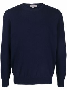 Canali кашемировый джемпер с круглым вырезом