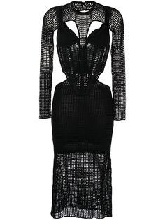 Dion Lee платье в технике кроше