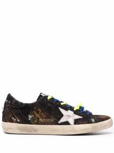 Golden Goose Super-Star mixed-lace sneakers