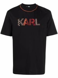 Karl Lagerfeld футболка с логотипом