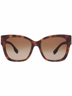 Burberry monogram-motif square-frame sunglasses