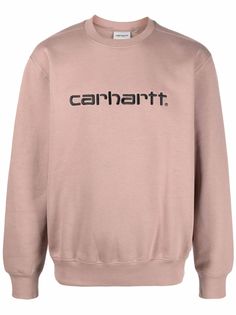 Carhartt WIP logo-print long-sleeve sweatshirt