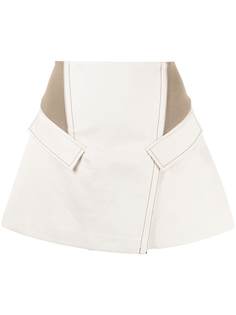 Dion Lee high-waisted wrap miniskirt