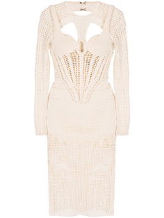 Dion Lee stirrup crochet dress