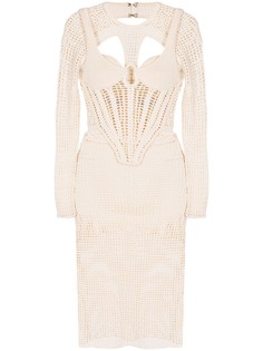 Dion Lee stirrup crochet dress