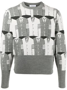 Thom Browne intarsia-knit jumper