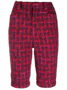 Saint Laurent tailored tweed shorts