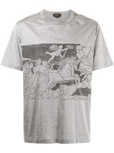 Brioni graphic-print cotton T-shirt