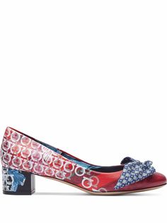 Salvatore Ferragamo туфли Vara 30 с принтом