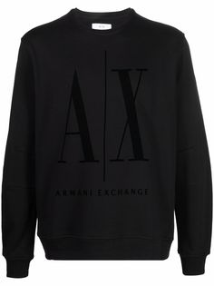 Armani Exchange толстовка с логотипом