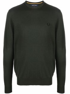 FRED PERRY джемпер с вышитым логотипом