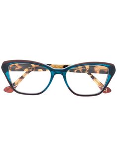 Etnia Barcelona очки в оправе кошачий глаз черепаховой расцветки