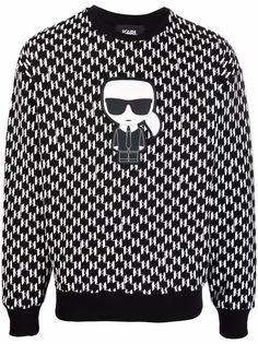 Karl Lagerfeld джемпер Ikonik с монограммой