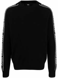 Karl Lagerfeld кашемировый свитер вязки интарсия