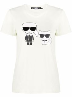 Karl Lagerfeld футболка Ikonik Karl & Choupette