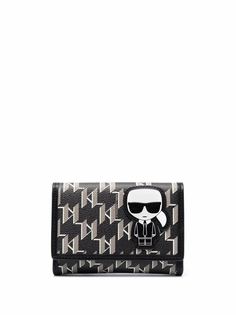Karl Lagerfeld кошелек K/Ikonic с монограммой