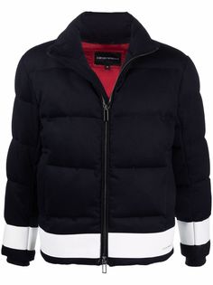 Emporio Armani пуховик в двух тонах