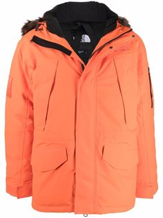 The North Face пуховик с искусственным мехом