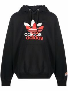 adidas худи с вышитым логотипом