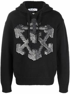 Off-White худи с логотипом Arrows