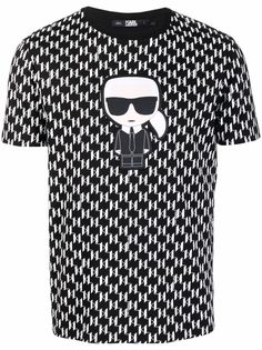 Karl Lagerfeld футболка Ikonik с логотипом