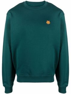Kenzo толстовка с нашивкой Tiger
