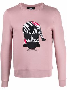 Karl Lagerfeld толстовка с вышитым логотипом