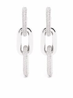 Karl Lagerfeld серьги-подвески Chain