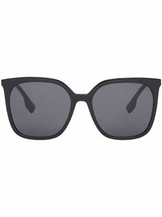 Burberry Icon-Stripe square-frame sunglasses