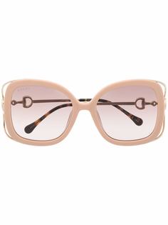 Gucci Eyewear солнцезащитные очки в квадратной оправе