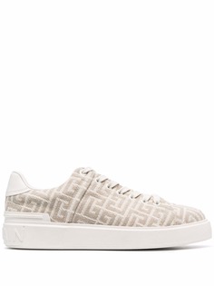 Balmain кроссовки B-Court с монограммой
