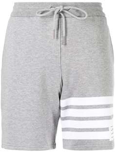 Thom Browne спортивные шорты с полосками 4-Bar