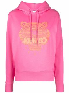 Kenzo худи с вышивкой Tiger