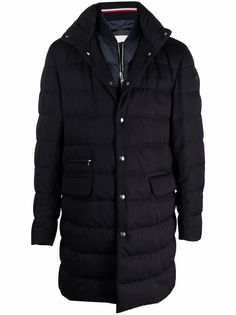 Moncler двухслойный пуховик