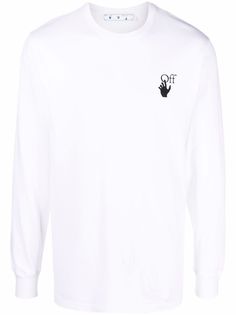 Off-White футболка с длинными рукавами и логотипом Arrows
